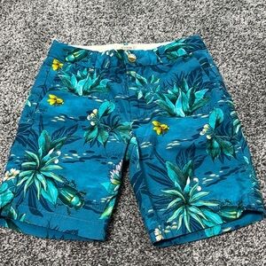 EUC Scotch & Soda Tropical Print Chino Shorts Size 8